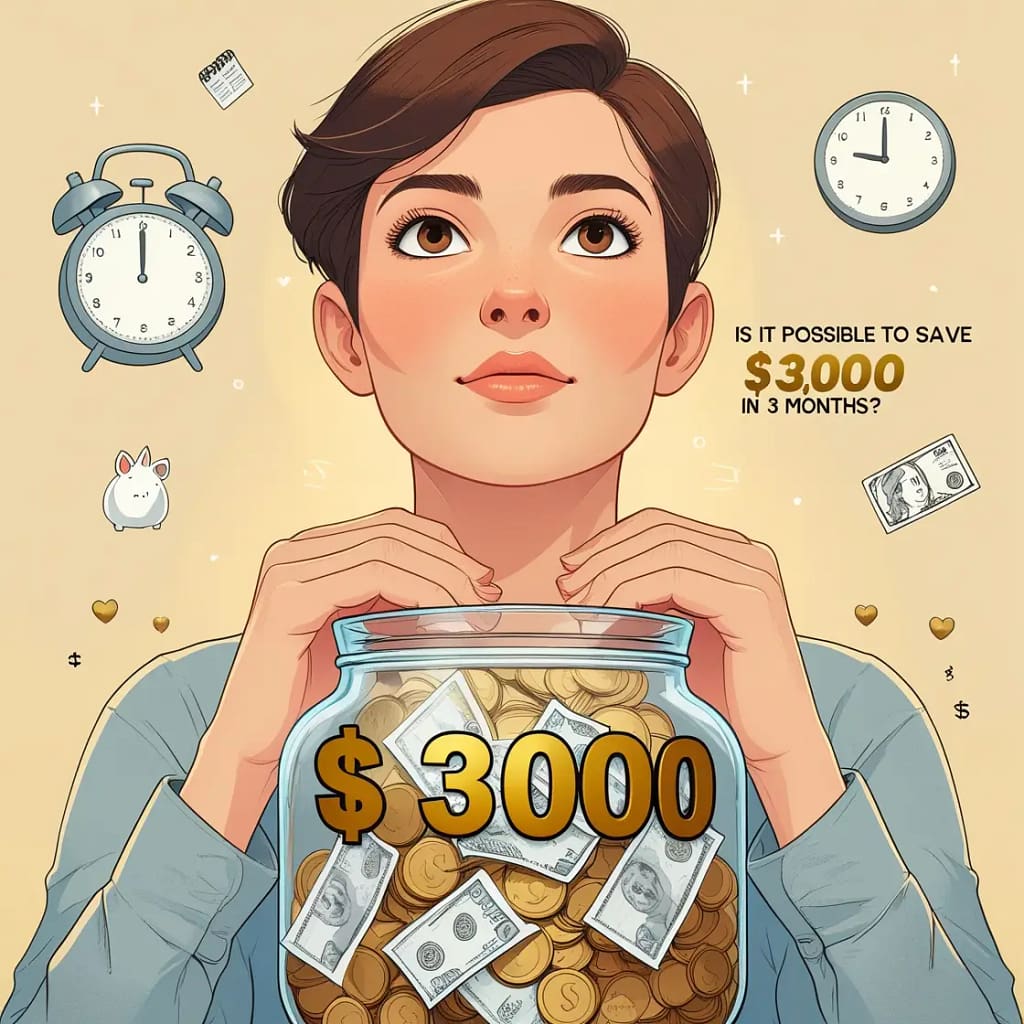 Is It Possible to Save $3,000 in 3 Months?