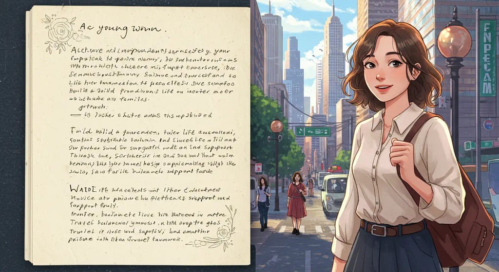 As a young woman, what is expected to be your goals and achievements in life?