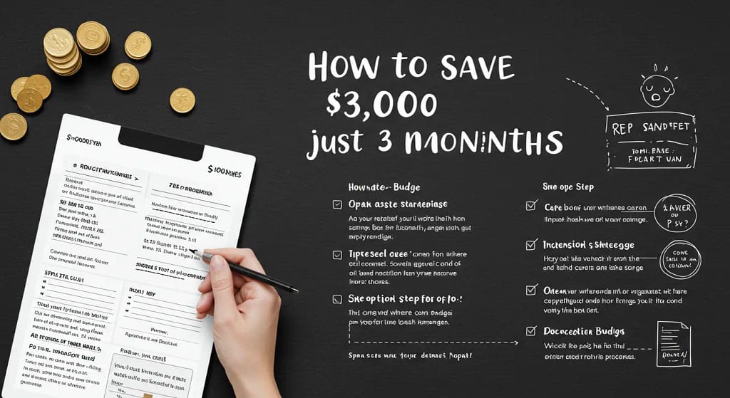 Is It Possible to Save $3,000 in 3 Months?
